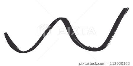 Black stroke brush isolated on white background. Black stroke brush isolated on white background. 112930363