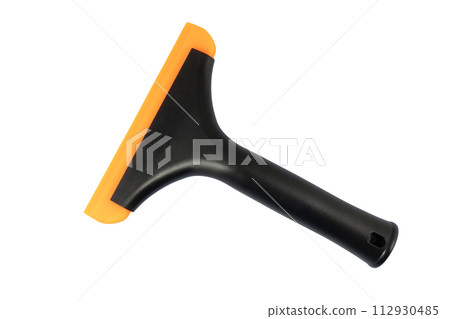 a rubber squeegee 112930485