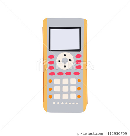 tax graphing calculator cartoon vector illustration 112930709
