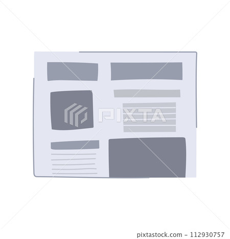 template financial newspaper cartoon vector illustration template financial newspaper cartoon vector illustration 112930757