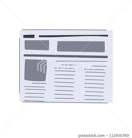 news financial newspaper cartoon vector illustration news financial newspaper cartoon vector illustration 112930769