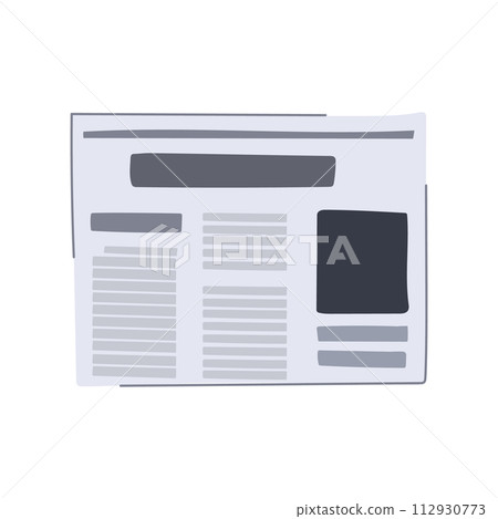 headline financial newspaper cartoon vector illustration headline financial newspaper cartoon vector illustration 112930773
