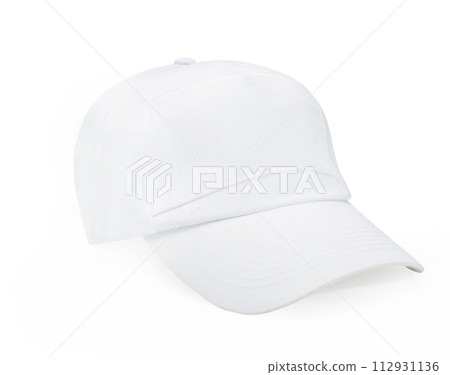 White Baseball Cap 112931136