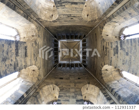 interior of stairway of florence giotto tower detail near Cathedral Santa Maria dei Fiori, Brunelleschi Dome Italy interior of stairway of florence giotto tower detail near Cathedral Santa Maria dei Fiori, Brunelleschi Dome Italy 112931337