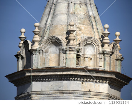 Brunelleschi Dome Aerial view from giotto tower detail near Cathedral Santa Maria dei Fiori Italy 112931354