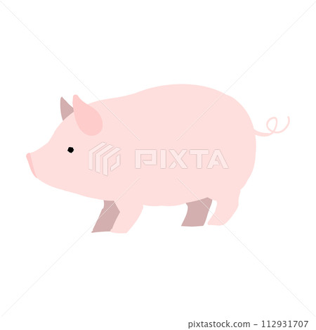 豬插圖 112931707