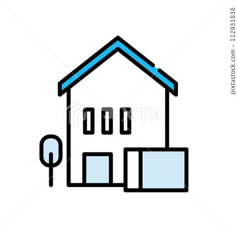房屋建築圖示【建築系列】 112931838