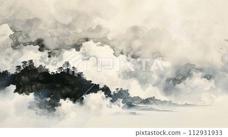 水墨畫風雲AI生成 112931933