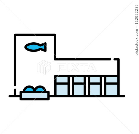 Aquarium icon [building series] 112932253