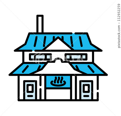 公共浴室圖示【建築系列】 公共浴室圖示【建築系列】 112932259