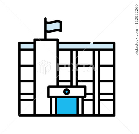警察局圖示【建築系列】 112932260