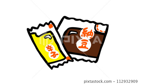 Natto sauce and mustard Natto sauce and mustard 112932909