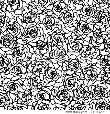 Abstract and cute floral pattern perfect for textiles, 112932966