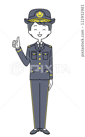 Good Sign Ground Self-Defense Force (winter uniform) illustration Good Sign Ground Self-Defense Force (winter uniform) illustration 112932981