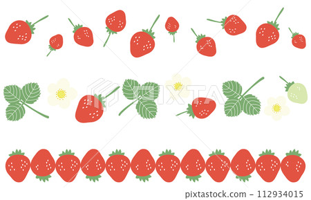 復古可愛草莓線圖 復古可愛草莓線圖 112934015