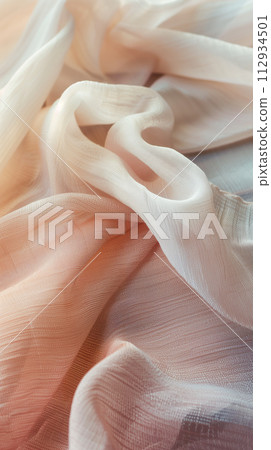 Elegant ombre fabric texture, subtle hues, perfect for sophisticated, clean messaging 112934501