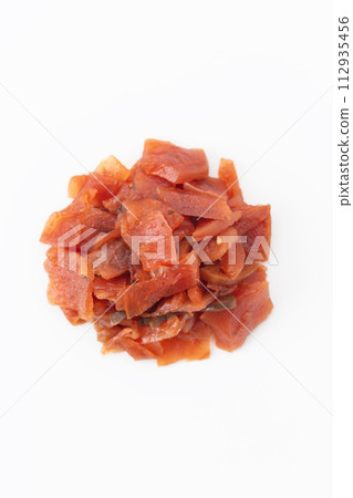 福神漬白色背景 112935456