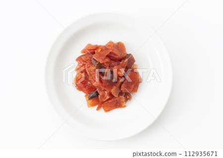 Fukujinzuke white background Fukujinzuke white background 112935671