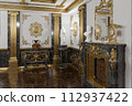 3d rendering of the hall in classical style 112937422