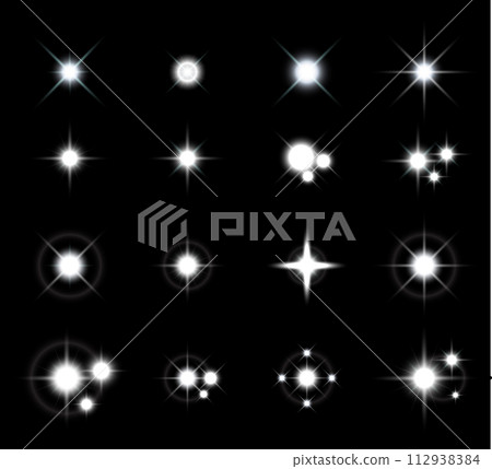 Star Light Vector Sets, Vector Illustration 112938384