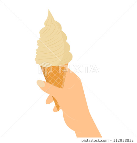 Hand with ice cream_05 112938832