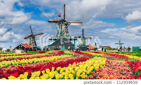 Dutch wind mills 112939650