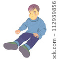 Childhood World:Illustration of a Little Hero 112939856