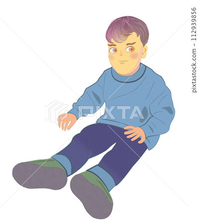 Childhood World:Illustration of a Little Hero Childhood World:Illustration of a Little Hero 112939856