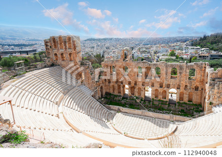 Herodes Atticus amphitheater of Acropolis, Athens 112940048