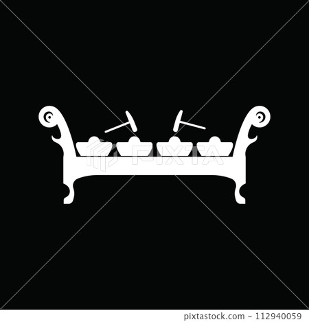 gamelan icon gamelan icon 112940059