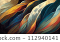 Colorful vintage organic bacground 112940141