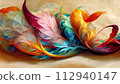 Colorful vintage organic bacground 112940147