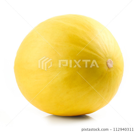 fresh ripe yellow melon 112940311