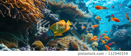 AI-generated content. underwater sea scape 112940359