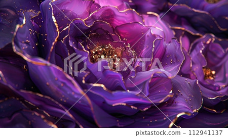 AI-generated content. magenta peony flowers 112941137