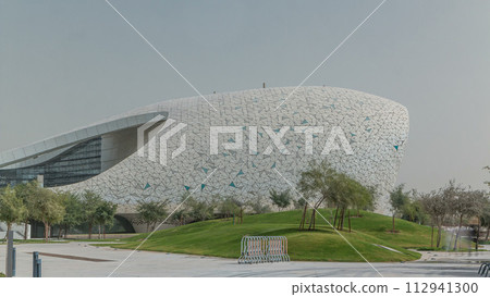 View of the Education City Complex timelapse launched by the Qatar Foundation in Doha. 112941300