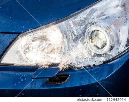[Car] Headlight washer that melts frost 112942034
