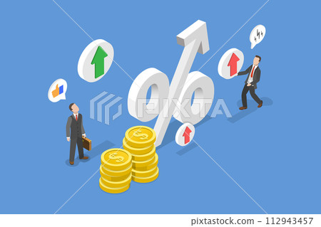 3D Isometric Flat Vector Illustration of Market Analysis, Business or Startup Success 3D Isometric Flat Vector Illustration of Market Analysis, Business or Startup Success 112943457