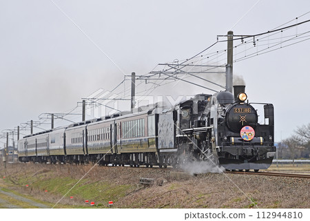 羽越本線 月岡中浦 JR 東日本 C57-180+12 系列 (新津) SL 村上日中道 112944810