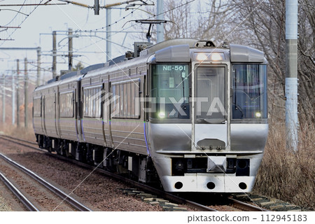 Muroran Main Line Kojohama JR Hokkaido 785 series NE-501 formation (Sapporo) Suzuran 112945183