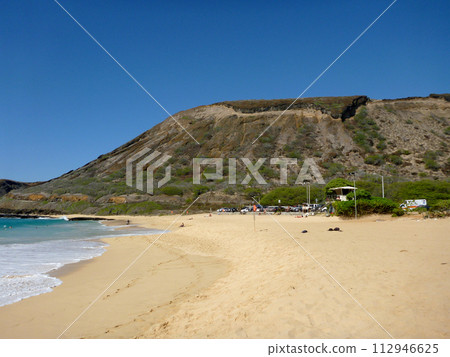 Sandy Beach Park on the southern coast of Oahu, Hawaii 112946625