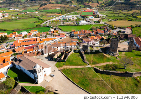 View from drone of Mogadouro municipality, Portugal View from drone of Mogadouro municipality, Portugal 112946806