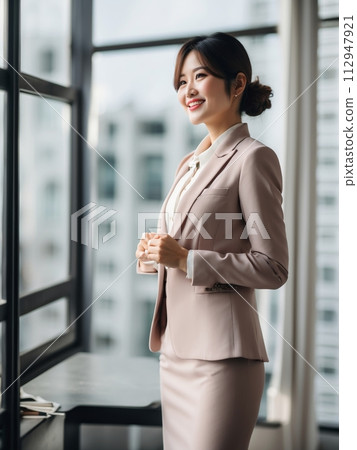 Business woman in the office 112947921