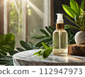 Image of organic cosmetics in natural light 112947973