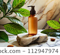 Image of organic cosmetics in natural light 112947974