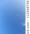 肥皂泡和晴朗的天氣 112948748