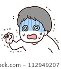 一名蒼白的男子因頭暈而眼睛旋轉的插圖 112949207