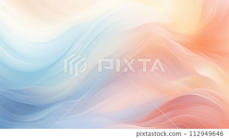 Abstract background with soft pastel tones, suitable for use in website or social media design. Copy space. An ethereal, dreamy and enchanting texture. 112949646