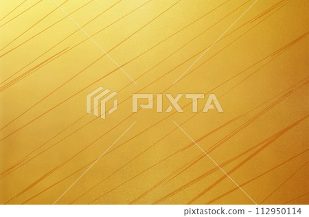 Traditional Japanese paper, line pattern on gold washi paper 112950114