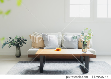 帶沙發的起居室 112950753